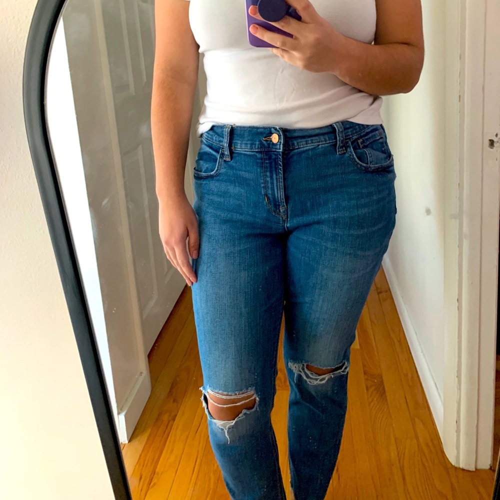 Old navy distressed jeans